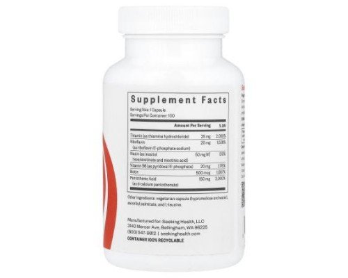 Seeking Health, B Minus, 100 Capsules