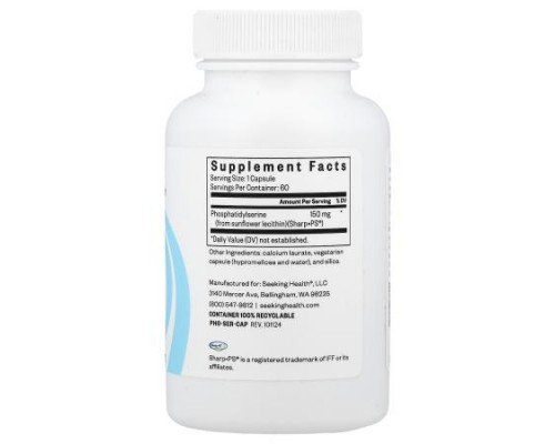 Seeking Health, Phosphatidyl Serine, 150 mg, 60 Capsules
