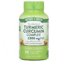 Nature's Truth, Turmeric Curcumin Complex Plus BioPerine® Black Pepper Extract, 90 Quick Release Capsules