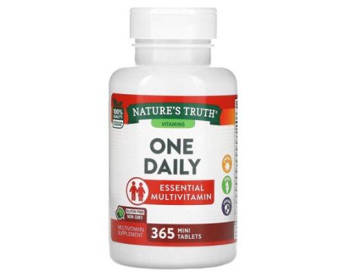 Nature's Truth, One Daily Essential Multivitamin, 365 Mini Tablets