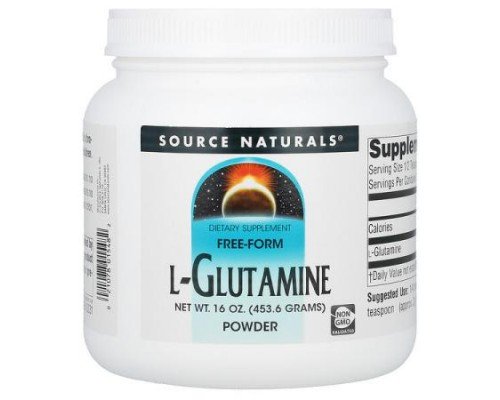 Source Naturals, L-Glutamine Powder, 16 oz (453.6 g)