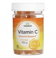 Swanson, Vitamin C, Orange, 60 Gummies