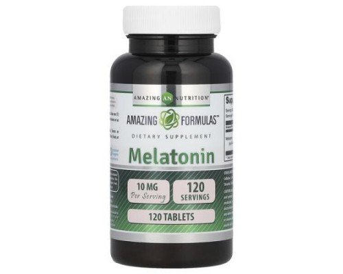 Amazing Nutrition, Melatonin, 10 mg , 120 Tablets