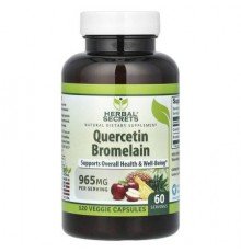 Herbal Secrets, Quercetin Bromelain, 120 Veggie Capsules