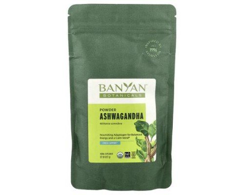 Banyan Botanicals, Ashwagandha Powder, 1/2 lb (227 g)