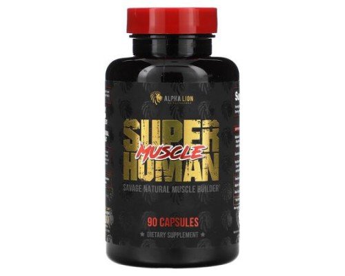 ALPHA LION, SuperHuman Muscle, 90 Capsules