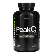 NutraBio, Peak O2, 180 Capsules