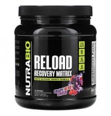 NutraBio, Reload Recovery Matrix, Grape Berry Crush, 1.85 lb (841 g)