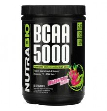 NutraBio, BCAA 5000, Dragonfruit Candy, 1.03 lb (465 g)