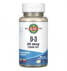 KAL, D-3, 100 SoftGels