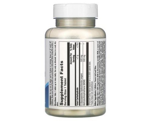 KAL, 100% Vegetarian MSM & Glucosamine, 60 Tablets