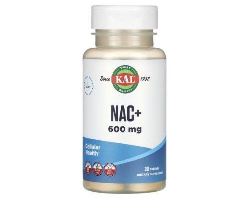 KAL, NAC+, 600 mg, 30 Tablets