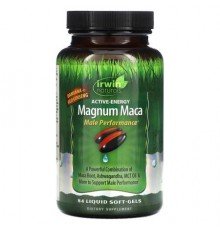 Irwin Naturals, Magnum Maca Male Performance, 84 Liquid Soft-Gels