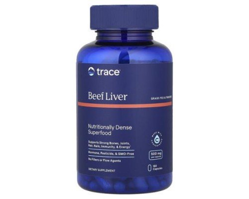 Trace, Beef Liver, 180 Capsules
