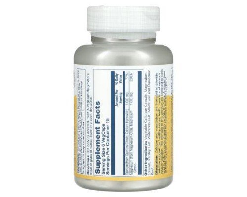 Solaray, Cal-Mag Citrate, 1:1 Ratio, 90 VegCaps