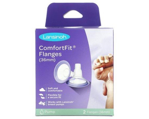 Lansinoh, ComfortFit Flanges, 36 mm, 2 Flanges
