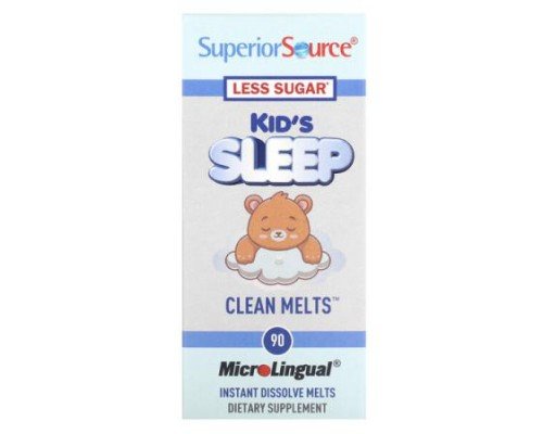 Superior Source, Kid's Sleep, Clean Melts, 90 Instant Dissolve Melts