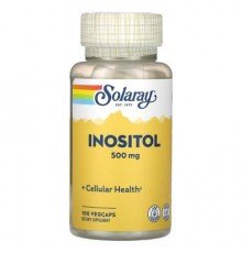 Solaray, Inostitol, 500 mg, 100 VegCaps