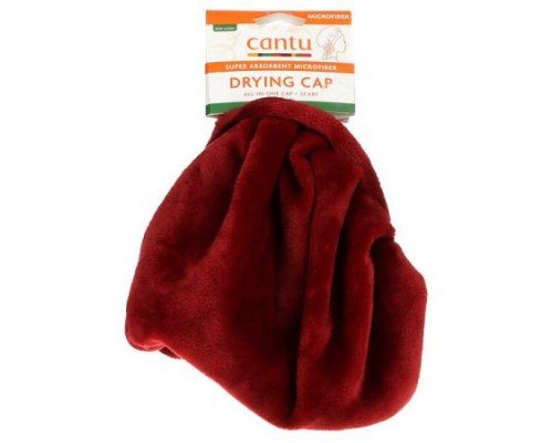 Cantu, Super Absorbent Microfiber Drying Cap, One Size Fits All, 1 Cap