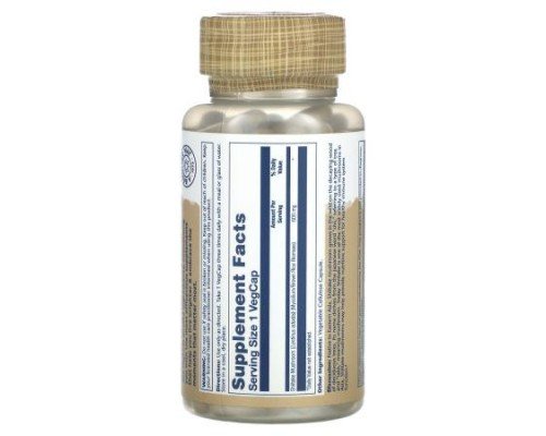 Solaray, Mushrooms, Shiitake Mushroom, 600 mg, 100 VegCaps