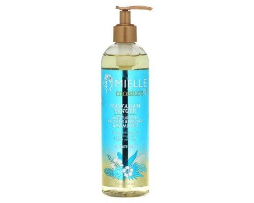 Mielle, Moisture RX, Moisturizing And Anti-Breakage Shampoo, Hawaiian Ginger, 12 fl oz (355 ml)