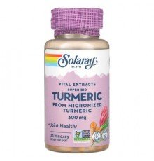 Solaray, Vital Extracts Super Bio Turmeric, 300 mg, 30 VegCaps