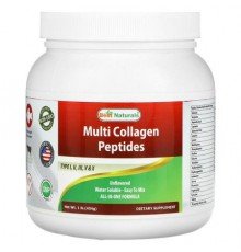 Best Naturals, Multi Collagen Peptides, Unflavored, 1 lb (454 g)