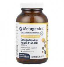 Metagenics, OmegaGenics®, Neuro Fish Oil, 1,000 mg, 60 Softgels