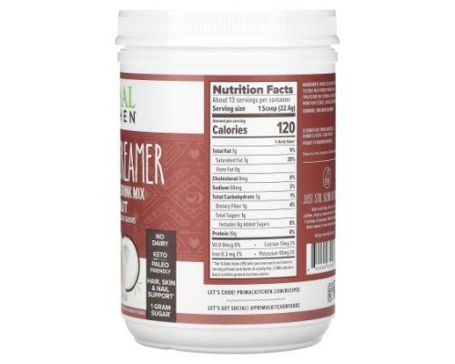 Primal Kitchen, Collagen Creamer, Hazelnut, 10.34 oz (293 g)