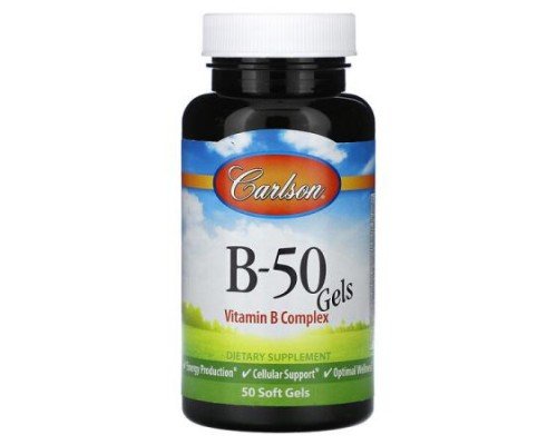 Carlson, B-50 Gels, 50 Soft Gels
