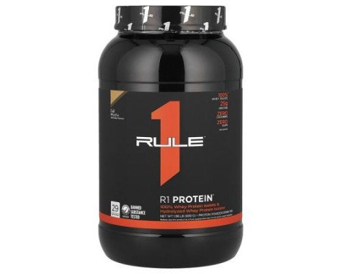 Rule One Proteins, R1 Protein Powder Drink Mix, Cafe Mocha, 1.98 lb (899 g)