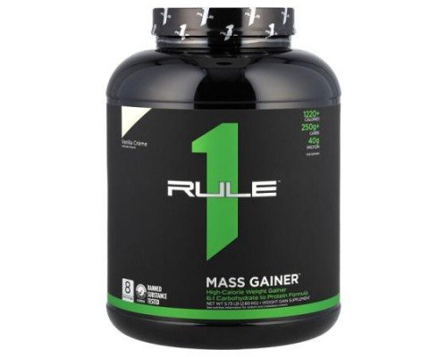 Rule One Proteins, Mass Gainer™, Vanilla Creme, 5.73 lb (2.6 kg)