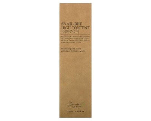 Benton, Snail Bee, High Content Essence, 3.38 fl oz (100 ml)