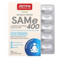 Jarrow Formulas, SAMe 400, Extra Strength, 400 mg, 30 Tablets