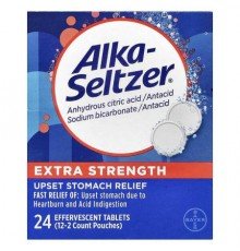 Alka-Seltzer, Heartburn Relief, Extra Strength, 24 Effervescent Tablets