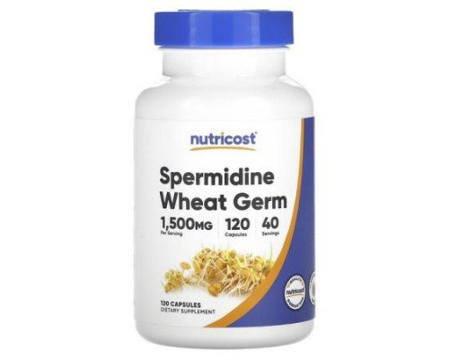 Nutricost, Spermidine Wheat Germ, 120 Capsules (500 mg per Capsule)