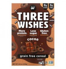 Three Wishes, Grain Free Cereal, Cocoa, 8.6 oz (245 g)