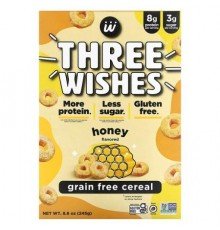 Three Wishes, Grain Free Cereal, Honey, 8.6 oz (245 g)