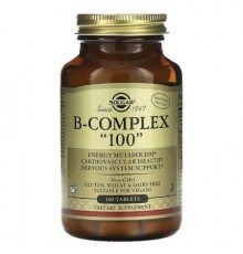 Solgar, B-Complex \"100\", 100 Tablets