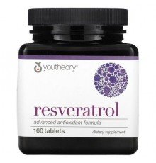 Youtheory, Resveratrol, 160 Tablets