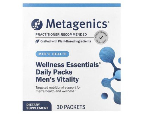 Metagenics, Wellness Essentials® Daily Packs Men's Vitality, 30 Packets