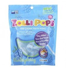 Zollipops, The Clean Teeth Pops, Blue Raspberry, 3.1 oz