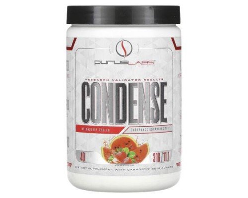 Purus Labs, ConDense, Endurance Enhancing Pre, Melonberry Cooler, 11.1 oz (316 g)