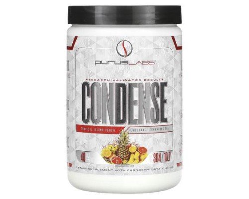 Purus Labs, ConDense, Endurance Enhancing Pre, Tropical Island Punch, 10.7 oz (304 g)