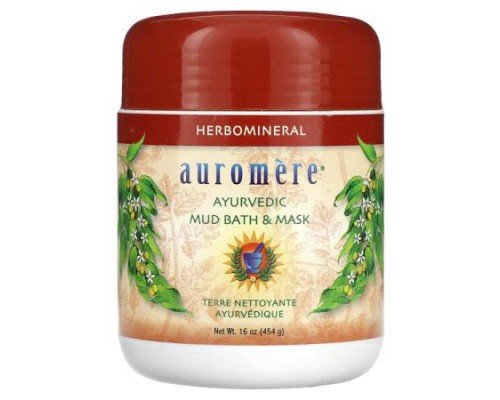 Auromere, Ayurvedic Mud Bath & Mask, 16 oz (454 g)
