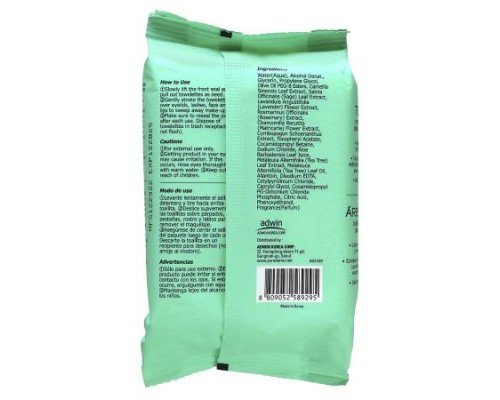 Purederm, Make-Up Remover Cleansing Towelettes, Tea Tree, 30 Wet Towelettes