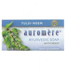 Auromere, Ayurvedic Bar Soap with Neem, Tulsi-Neem, 0.6 oz (17 gm)
