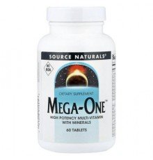 Source Naturals, Mega-One™, No Iron, 60 Tablets