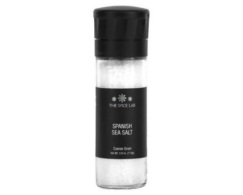 The Spice Lab, Spanish Sea Salt, Coarse Grain, 3.8 oz (110 g)