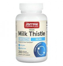 Jarrow Formulas, Vegan Milk Thistle, 150 mg, 200 Veggie Capsules